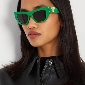 Óculos de sol feminino em acetato, com lentes grandes com proteção UV400, em sete cores diferentes, moda verão , praia e passeios, Loja Livre Arbítrio