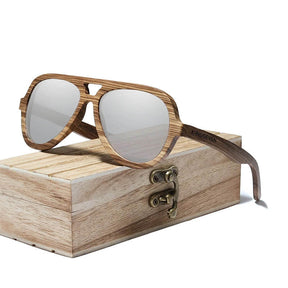 Óculos de sol em madeira Deneb, armação em madeira natural, lentes em polímeros plásticos polarizadas com proteção UVA e UVB400, com certificado CE de qualidade, Loja Livre Arbítrio