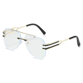 Óculos de sol feminino Izar, armação em liga metálica com lentes em policarbonato com proteção UVA e UVB400 e certificado CE de qualidade, Loja Livre Arbítrio
