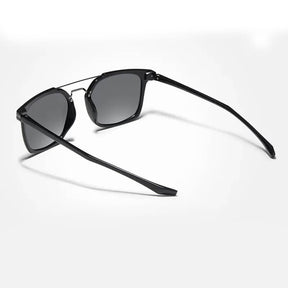 Óculos de sol Becrux, armação em polímeros plásticos de alta densidade, lentes polarizadas com proteção UVA400 e UVB400, antirreflexo com certificado de qualidade CE, Loja Livre Arbítrio