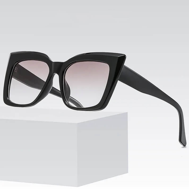 Óculos de sol feminino em acetato, com lentes em policarbonato, em cinco modelos com proteção UV400, loja livre arbítrio