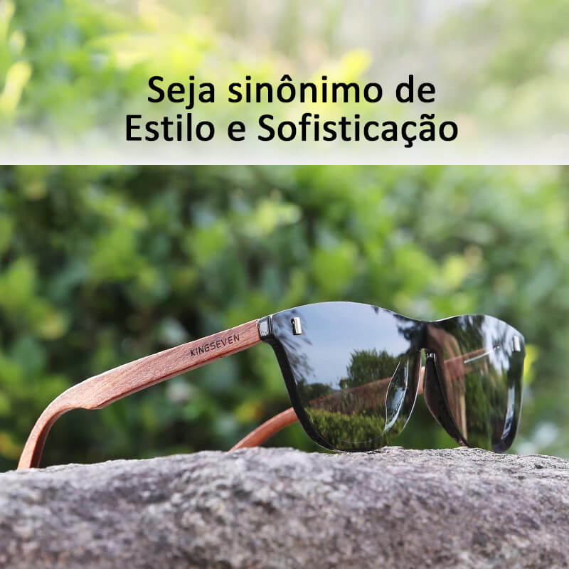 Óculos de sol em madeira Vezen, armação em madeira e polímeros plásticos, lentes polaroide polarizadas, com proteção UVA e UVB400, antirreflexo e certificado CE de qualidade, Loja Livre Arbítrio