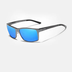 Óculos de sol Tiaki, armação em liga metálica com lentes em policarbonato, polarizadas com proteção UVA e UVB400, com antirreflexo e certificado de qualidade CE, Loja Livre Arbítrio