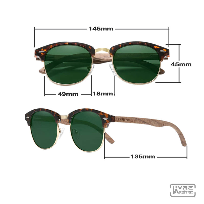 Óculos de Sol de Madeira Modelo Classic Wood
